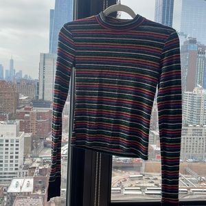 Multi colored soft long sleeve shirt